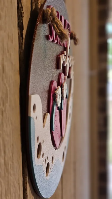 Decorative Craft Sign - 3D printed home decor sign